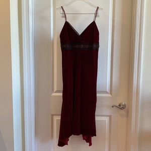 Nine West velvet holiday party dress
